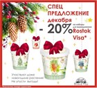 Спецпредложение декабря: — 20% от цены на все наборы Rostok Visa