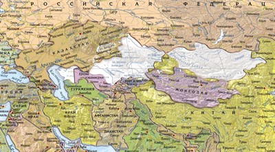 Географический Пазл Карта Евразия - фото 14612