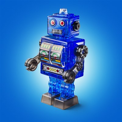 3D головоломка Робот cиний - фото 8679