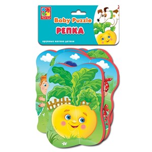 Мягкие пазлы Baby puzzle Сказки Репка