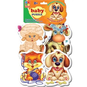 Мягкие пазлы Baby puzzle Домашние любимцы