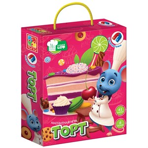 Игра магнитная Крошка Шеф Торт