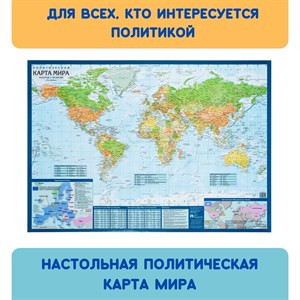 Настольная карта Политический мир