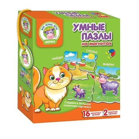 Умные пазлы на магнитах Ферма