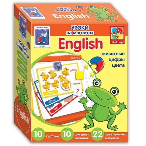 Уроки на магнитах English Животные