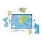 Географический  Пазл Карта мира - фото 14450