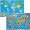 Настольная двухсторонняя карта мира для детей - фото 14474