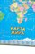 Настольная двухсторонняя карта мира для детей - фото 14477