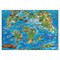 Двусторонняя детская карта мира. Динозавры - фото 14597